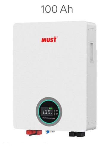 باتری لیتیومی 5 کیلووات ساعت MUST POWER مدل LP16-48100ماست ۱۰۰آمپر ۵۱.۲ولت